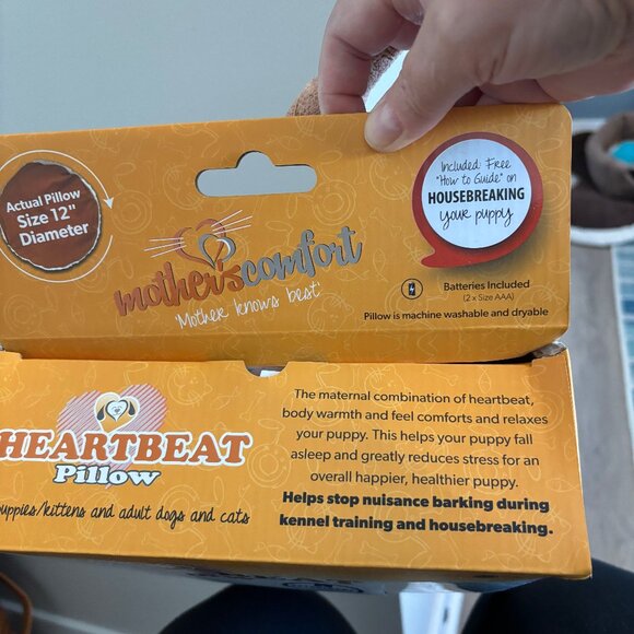 Pet Heartbeat Pillow- NIB - Picture 3 of 4